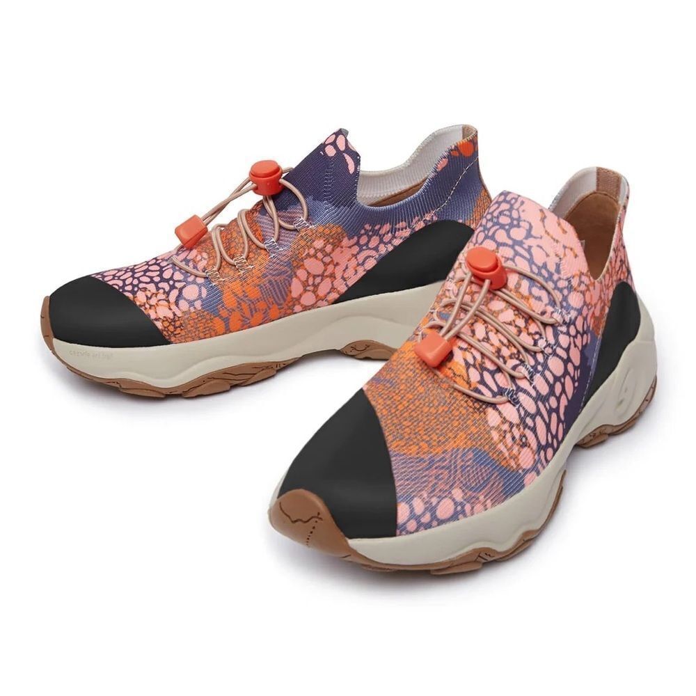 UIN Women's Sneakers Walking Casual Comfortable Shoes(Spread Yellow)No Box
